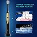 Sonic Electric Toothbrush Rechargeable Magnetic Suspension Motor & USB Wireless Charging Powerful Toothbrushes for Adult FW2081 Black by Fairywill