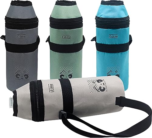 Cao - Custodia Isotermica Bottiglia Poliestere 600 D Grigio