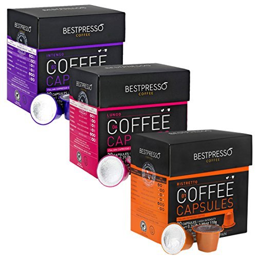 Buy Nespresso Compatible Gourmet Coffee Capsules60 Pod Variety Pack