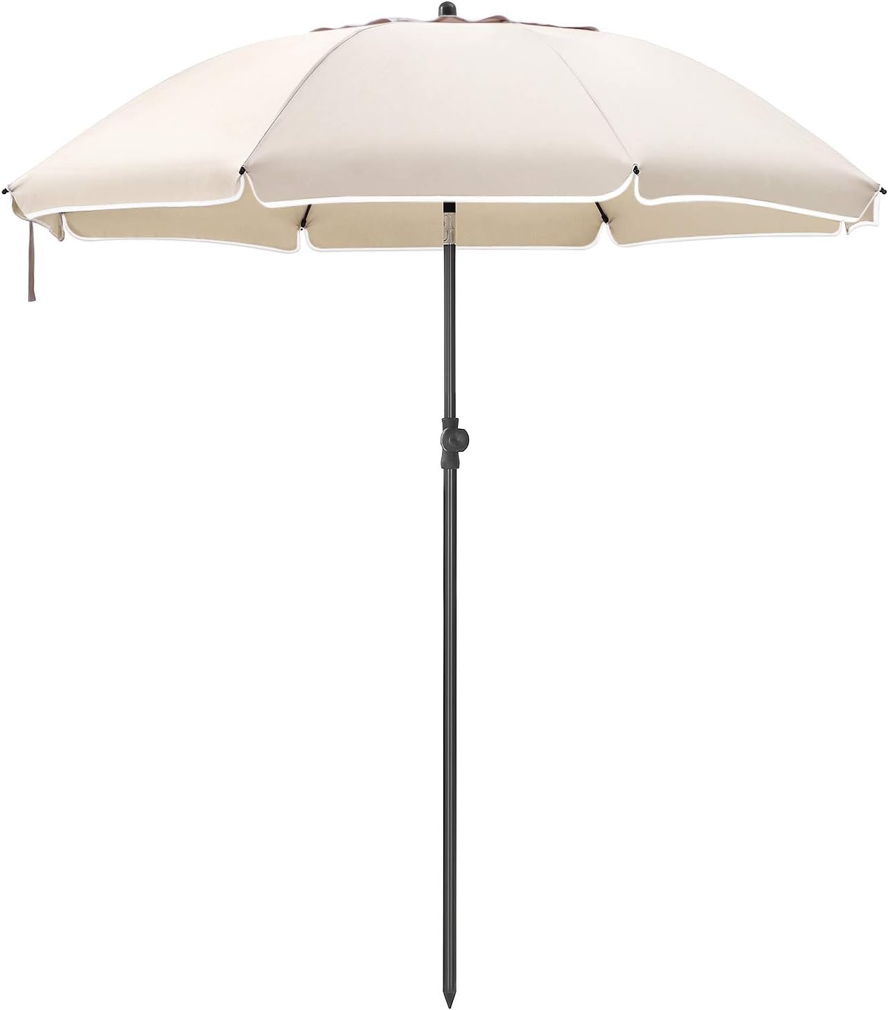 SONGMICS 200 cm Arc Diameter Parasol, Beach Umbrella, Sun Protection