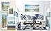 Beach Themed Wall Art Canvas Artwork Decor for Bedroom Living Room Home Office Decoration Seascape Picture With Frames