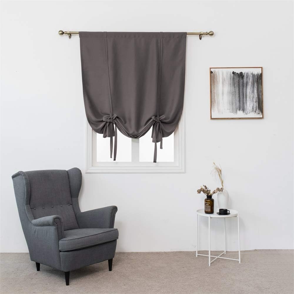 ele ELEOPTION Tie-Up Simple Blackout Curtain - Image 3