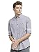 Kenneth Cole REACTION Men's Long-Sleeve Check Two-Pocket Button-Down Shirt