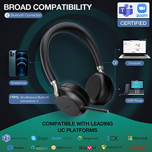 Yealink BH72 lite Bluetooth Headset Wireless Headset with Microphone