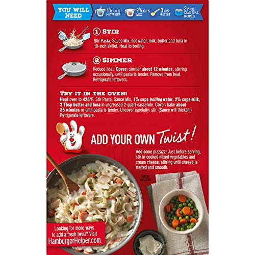 Betty Crocker Creamy Pasta and Fettuccine Alfredo Tuna Helper Variety