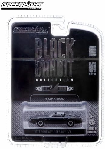 1977 Pontiac Firebird T/A Black Bandit Collection Series 9 2013 Greenlight Collectibles 1:64 Scale Vehicle Die-Cast (Limited Edition / 1 of only 4,500 Pieces)