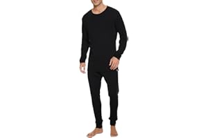MERINNOVATION Merino Wool Base Layer Set for Men 100% Merino Wool Thermal Underwear Long Sleeve