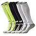 VANDIMI Little Boys/Girls Outfits Compression Long Sport Soccer Socks Pack (Kids/Youth Gifts)