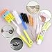 ZOEMO 15Pcs Food Grade Multipurpose Cleaning Brush Set with Drainer Organizer, Lab Cleaning Brushes, Include Straw Brush|Nipple Cleaner|Narrow Neck Bottle Brush|Blind Duster|Pipe Cleaner
