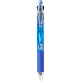 Zebra Clip-On Multifunctional Pen, Clear Blue Barrel (B4SA1-BL)