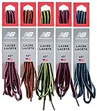 New Balance Two-Tone Neon Oval Athletic Laces