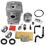 Hipa 49mm Cylinder Piston Bearing with Fuel Tune Up Kit for STIHL MS390 MS310 029 039 Chainsaw