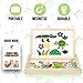 JQP XL Wooden Magnetic Letters Numbers Animals Set |16’’ x 12’’ inch | 151 Pcs | Whiteboard and Blackboard Writing Reading Drawing Whiteboard Blackboard | Learning Wooden Puzzle | 3 to 6 Years Old