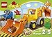 LEGO DUPLO Town Backhoe Loader 10811, Preschool, Pre-Kindergarten Large Building Block Toys for Toddlers