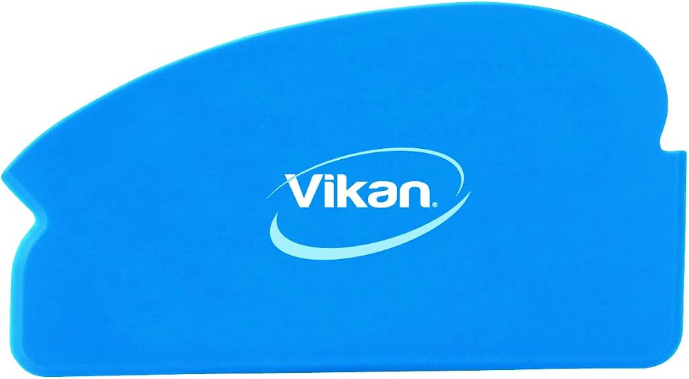 Vikan Flexible Hand Scraper Blue for Workbenches Conveyors Buckets