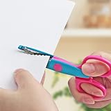 Asdirne Kids Scissors Craft Set of 6 Serrated Zig Zag Assorted Colors view 6