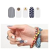 Tattify Nautical Nail Wraps - Yacht Club (Set of 22)