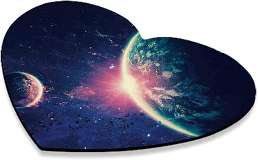 Amazon Com Galaxy Romantic Heart Coaster Outer Space Theme
