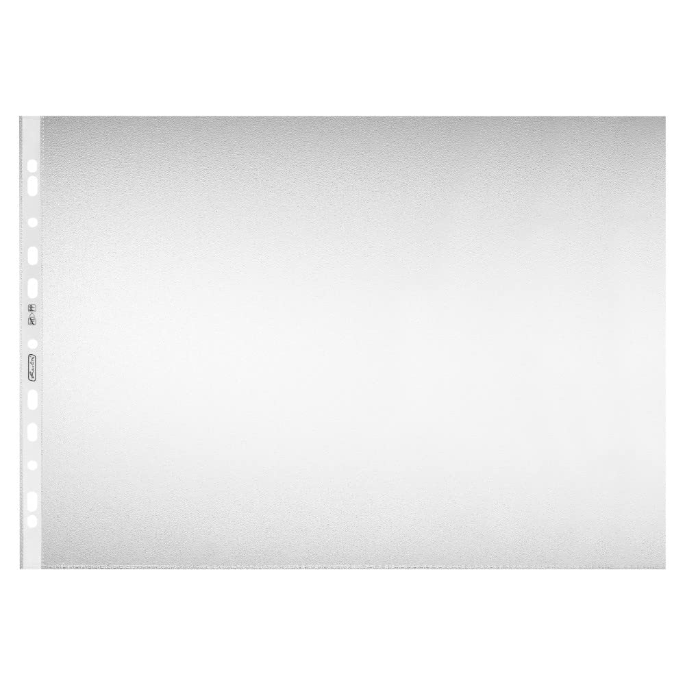 Herlitz A3 Embossed Punched Pocket (10 Pieces)