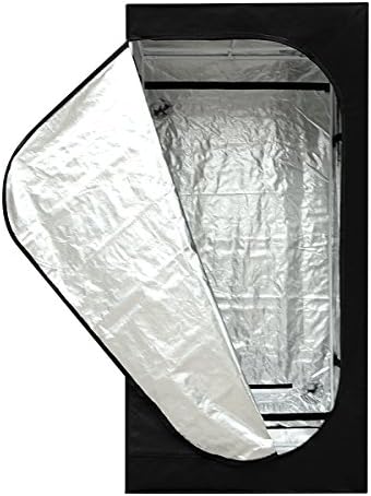 EaseeTop 39"x39"x78" Grow Tent Mylar Hydroponic Growing Tent for Indoor Plant Growing, Gardening and Germination