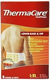 ThermaCare Lower Back & Hip Pain Therapy Heatwraps, L-XL Size (2-Count, Pack of 12)