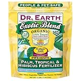 Dr. Earth INC 756P Exotic Exoitc Blend Palm, Tropical & Hibiscus Fertilizer 4lb