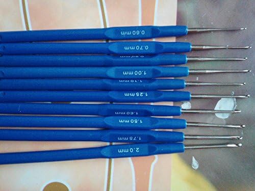 10Pcs/Set Knitting Needles Plastic Sewing Needles Handle crochet hook Knitting Knit Needle Weave Yarn haaknaalden hook set