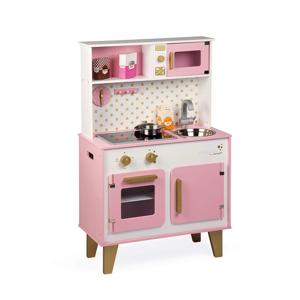 Janod J06554 Wood Candy Chic Big Cooker, 55 x 30 x 87 cm