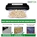GERYON Vacuum Sealer, Automatic Food Sealer Vacuum Packing Machine with Starter Bags & Roll for Food Savers and Sous Vide, Black