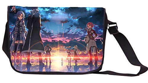 Siawasey Sword Art Online Anime Kirigaya Kirito Messenger Bag Backpack Shoulder Bag - Image 106