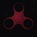 Balai Fidget Spinner Toy Hand Spinner Glow In The Dark Fluorescence (Purple)