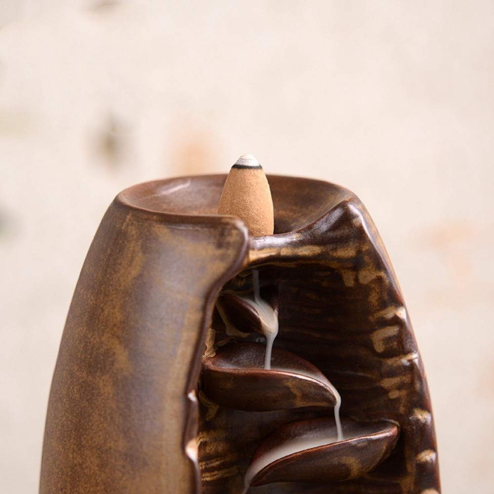 DaTun648 Backflow Incense Burner Dehua Ceramic Agarwood Home Fragrance Tower Incense Pottery Ornaments