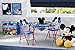 Delta Children 4-Piece Kids Furniture Set (2 Chairs and Table Set & Fabric Toy Box), Disney Mickey Mouse