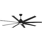 kathy ireland HOME 72" Torrent Ceiling Fan with Light & Remote, Energy-Efficient 6-Speed DC Motor, Whisper-Quiet, Dimmable LE