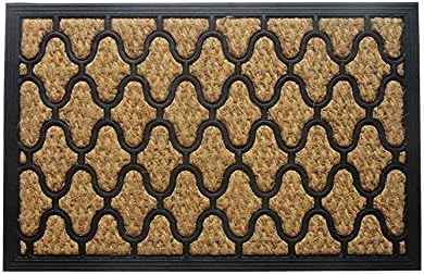 CX-1178-60 Lattice Collection Front Door/Entrance/Outside/Patio Doormat, 23" x 16", Brown