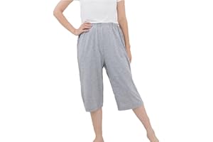 DEEYOTA Patient Clothing-Fully Open Patient Care Pants,Postoperative Recovery Zipper Sweat Pants,Easy to Put on and Take Off