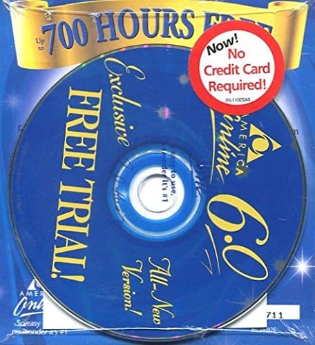 Amazon Com Aol All New 6 0 Cd 700 Free Hours Sealed Unopened Package Everything Else