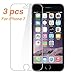 iPhone 8, iPhone7 Screen Protector (3 Pack) TOOLIFE Tempered Glass HD Clarity with 9H Hardness Bubble-Free and Anti-Fingerprint for iPhone 8 iPhone 7