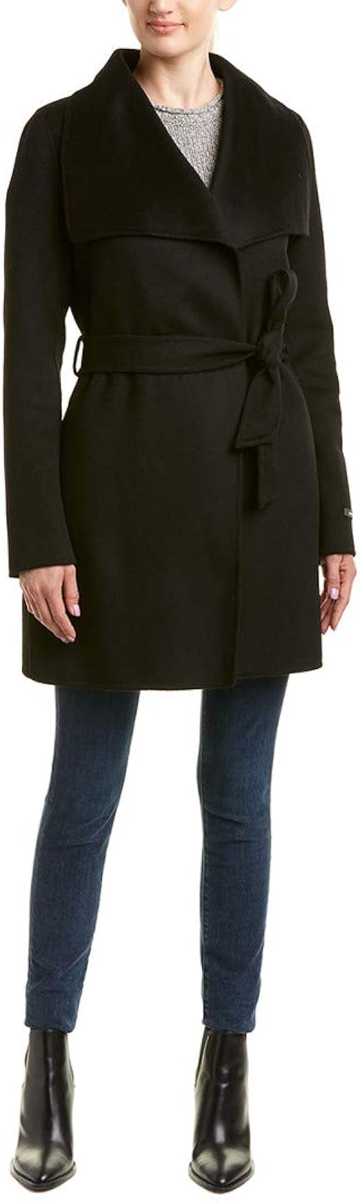 tahari ella wrap coat