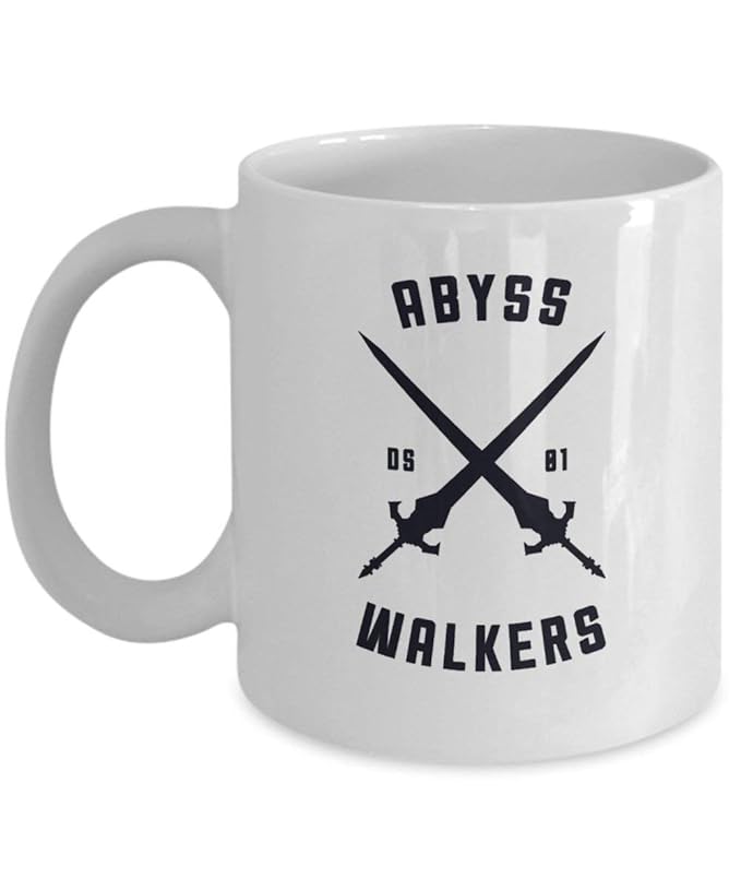 Abyss Walker Coffee Mug Cup (White) 11oz Four Knights Of Gwyn Dark ...