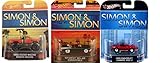 Hot Wheels Retro Entertainment Simon & Simon 3-car set - 1980 Dodge Macho Power Wagon, 1985 CHEVROLET CAMARO IROC-Z, 1957 Chevrolet Bel Air Convertible
