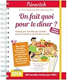 ON FAIT QUOI POUR LE DINER ? MEMONIAK 2015-20 by 