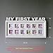 GMissT Wooden Baby My First Year Wall Hanging Photo Frame 12 Pictures