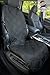 Front Seat Cover with Non-Slip Material and Scratch Proof to Protect Bucket Seat from Dog and Cat Scratches, Machine Washable - Black by Parachute Products