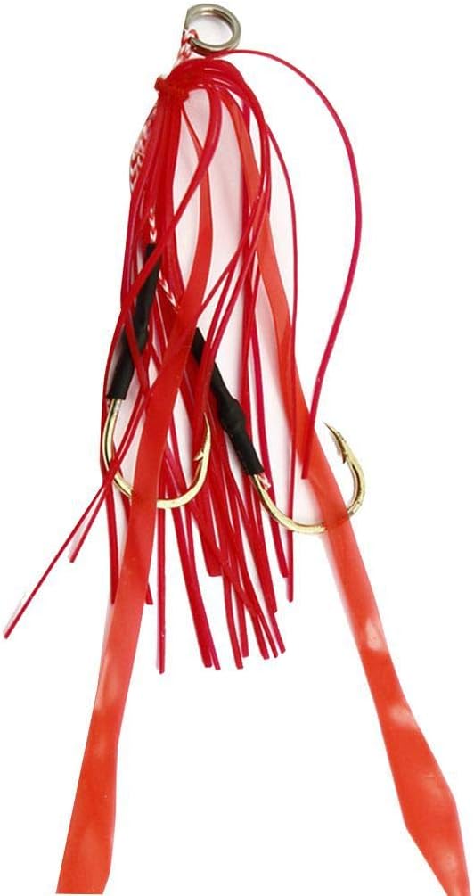 PRENKIN 10PCS Random Color Bass Masks Weedless Weedguard Silicone Rubber Skirt Buzz Metal Lead Jig Heads Hook
