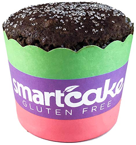 image for CHOCOLATE SMARTCAKE GOURMET BOX 4 x 2 packs: KETO SNACKS, LOW CARB SNA