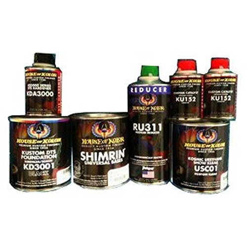 Buy House of Kolor S225 Black USC01 KD3001 Primer Base and Clear Kit