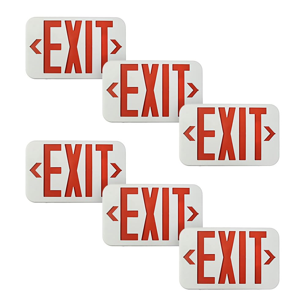 Mua 6 Pack Led Emergency Exit Sign with Battery Backup Emergency Fire