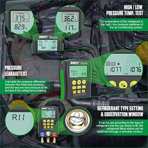 Refrigeration Digital Manifold Gauge Set for Air Conditioning