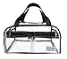 Rough Enough NFL Stadium Approved Durable Fashion Clear Travel Toiletry Bag Transparent Makeup Case Cosmetic Pouch Bathroom Accessories Beach Shower Holder with Handle for Women Home Sport Outdoor